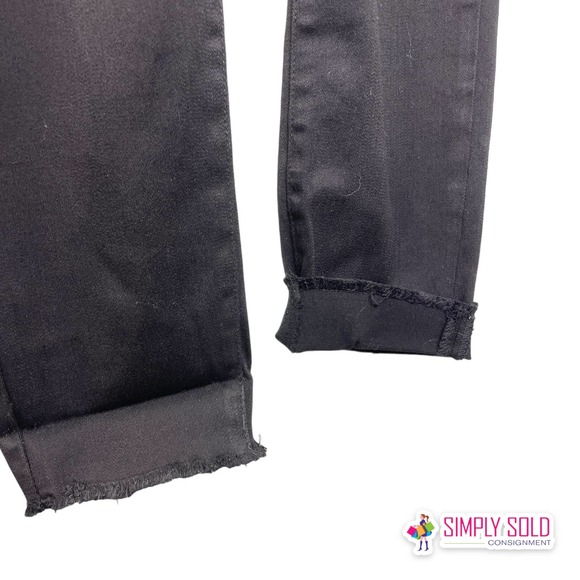 Tractr Women's Jegging Pants Black Jeans Denim Stretch Mid-Rise Flat Front 6/28 - Picture 6 of 9